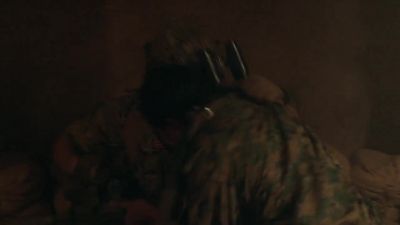 (shouting, grunting) - SEAL Team