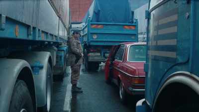 [Shouting in German continues] - The Little Drummer Girl