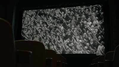 -(shouting in German)
-(crowd chanting in German) - To End All War: Oppenheimer & the Atomic Bomb