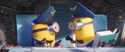 - [shouting in Minionese]
- [groans, blows raspberry] - Minions: The Rise of Gru