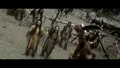 [shouting in Shoshone] - American Primeval