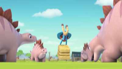 (shouting) - Dino Ranch