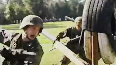 [ shouting ] - Leavenworth