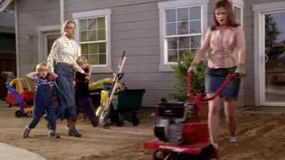( shouts )
BARB'S HOUSE.
MEETING. - Big Love