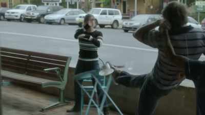 (SHOUTS) Get off! (GROANS) - Wakefield
