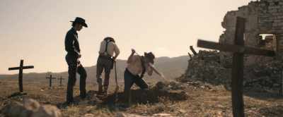 [shovel crunches] - Gunfight at Dry River