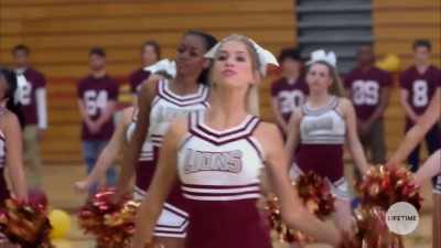 Show off our new star.
[giggling] - The Secret Lives Of Cheerleaders