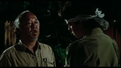 - Show me sand the floor. - The Karate Kid