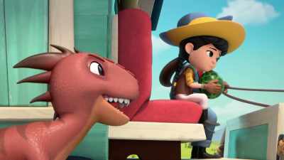 [shrieking] - Dino Ranch