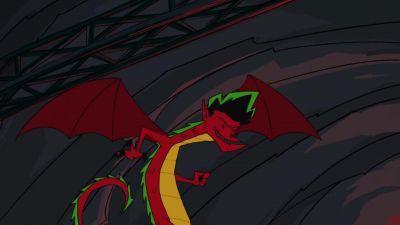 (SHRIEKS, GRUNTS) - American Dragon: Jake Long