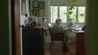 Shut away from the world.
I don't think I can remember - Miriam Margolyes: Australia Unmasked