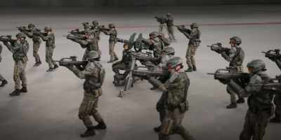 Shut down your engines and come out, - Halo