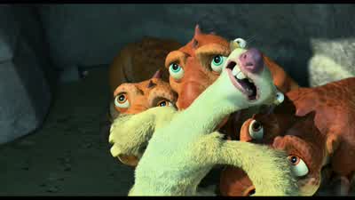Give them to herShe's their motherHow do I know she's their motherWhat do you want a birth certificateShe's a dinosaur - Ice Age: Dawn of the Dinosaurs