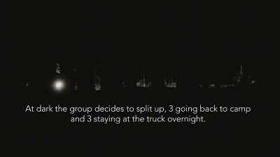 SID: They stayed overnight at the
truck, beeping the horn. - Missing 411: The Hunted