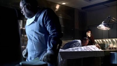                     SIDLE:
                    Gave her
                    a bath, huh? - CSI: Crime Scene Investigation