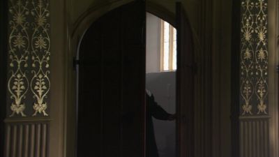 [Sighing]
[Door opening] - The Tudors