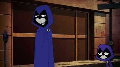 [sighing, groaning] That wasn't so bad. - Teen Titans Go! Vs  Teen Titans