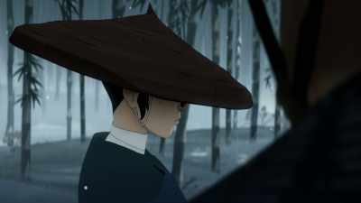 [sighs] A breeze can throw
a crane off course. - BLUE EYE SAMURAI