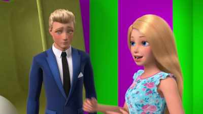 [sighs]
Ah, nice. Sushi. - Barbie: A Touch of Magic