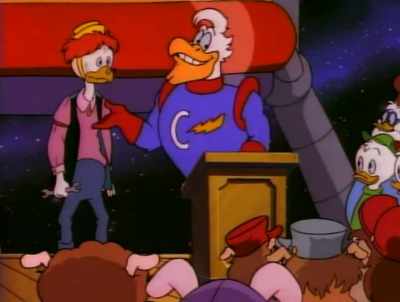 (sighs) As I was saying,
unfortunately for you, - DuckTales