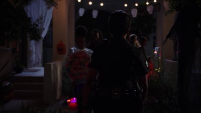 - (SIGHS)
- GIRL: Trick or treat! - 9-1-1