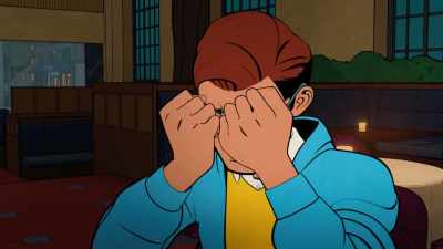 - [sighs, groans]
- [♪ emotional music playing] - Your Friendly Neighborhood Spider-Man