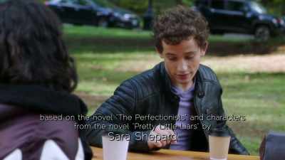 [sighs]
I have something more important
than school to do too. - Pretty Little Liars: The Perfectionists