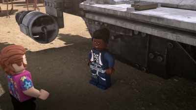 (SIGHS IN RELIEF) - Lego Star Wars Summer Vacation