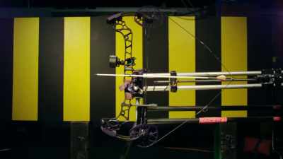 [ SIGHS ] IT'S GO TIME.
OUR AXES ARE LINED UP. - Mythbusters Jr.