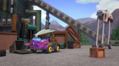 [sighs] It's too hard
to see through all this stuff at once. - Mighty Monsterwheelies