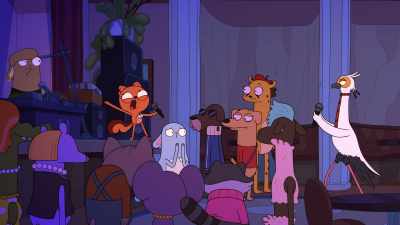 [sighs] It's too loud;
they can't hear me. - Kiff