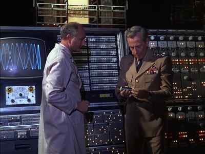 [ Sighs ]
Just made it. - The Time Tunnel