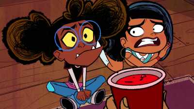 - (sighs)
- (phone buzzing) - Marvel's Moon Girl and Devil Dinosaur