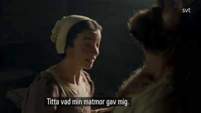 (SIGHS)
See what my mistress gave to me. - Jamestown