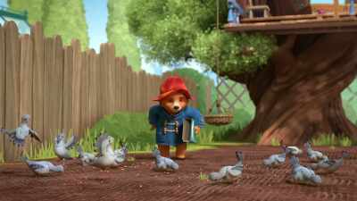 [sighs]
Shoo! Shoo, pigeons! - The Adventures of Paddington