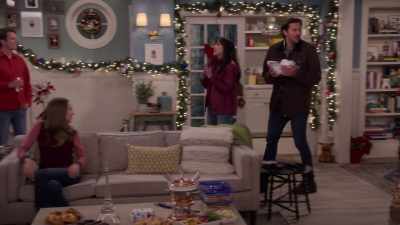 [sighs] Sorry, we're late.
Sean insisted on making eggies - Merry Happy Whatever
