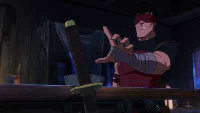 - [sighs]
- [sword thuds] - Mortal Kombat Legends: Snow Blind
