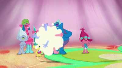 [sighs] These models don't have a look
that fits our backdrop, - Trolls: The Beat Goes On!