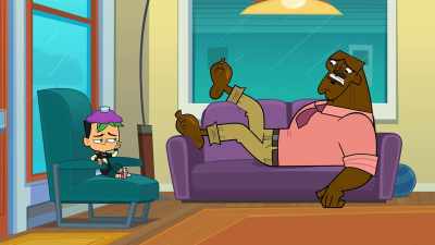 - (Sighs) Those kids put me
through the ringer today! - Total DramaRama