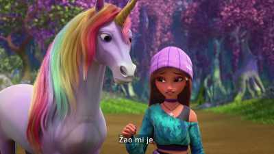 -[sighs]
-[unicorn grunts] - Unicorn Academy