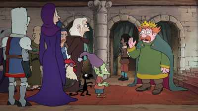 [sighs] Well, I got into some shenanigans
in my day, - Disenchantment
