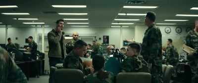 (SIGHS) Why are you here?
Out of uniform - 12 Strong
