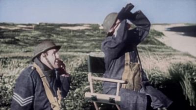 Sighting enemy aircraft over the channel flying due west. - Greatest Events of World War II in Colour