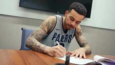 - Sign away.
- [pen etching] - Destination NBA: A G League Odyssey