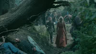 Signal fires. - Vikings