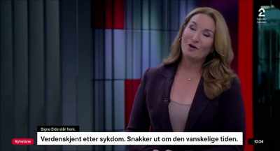 Signe, we have a surprise for you today. - Sick of Myself