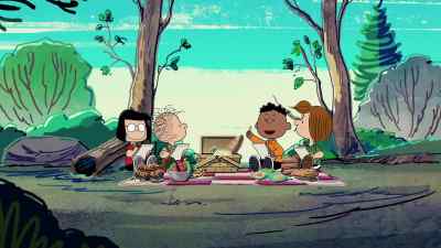 Signing up for this picnic
and nature sketching activity - Camp Snoopy