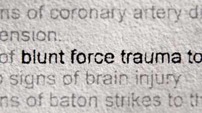 Signs of blunt force trauma - Killing County
