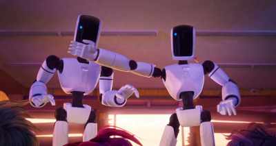 Silence. [chuckles] - The Mitchells vs the Machines