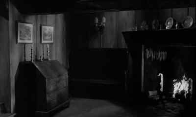 (Silence - music has stopped)
(Clock ticks - fire crackles) - The City of the Dead
